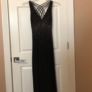 Maxi formal bedazzled dress